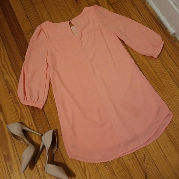 Orange Shift Midi Dress by Tobi - Picture 3 of 5